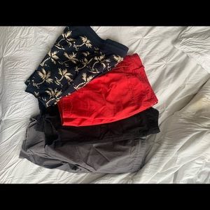 4 pair of shorts